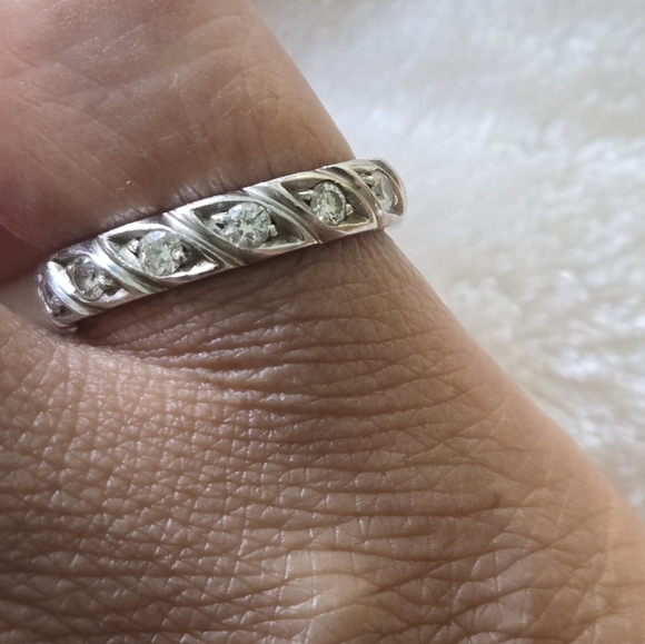 Torsade De Chaumet Wedding Band Diamond Ring - Picture 1 of 7